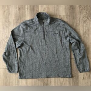 Greg Norman Quarter-Zip Pullover, Dark Heather Grey, L